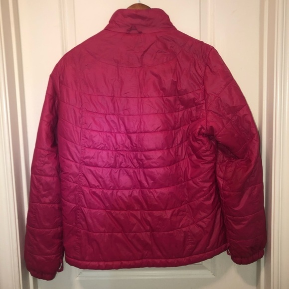 BELOW Zero ❄️ Women’s Full Zip 💖 Pink Puffer Coat Size L ⛷ - Picture 2 of 6